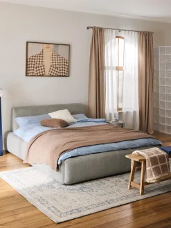 Letto imbottito con contenitore Melva