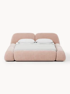 Letto imbottito con contenitore Wolke