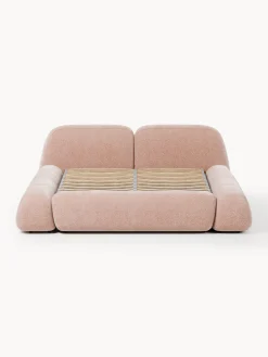 Letto imbottito con contenitore Wolke