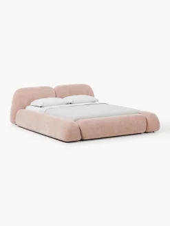Letto imbottito con contenitore Wolke