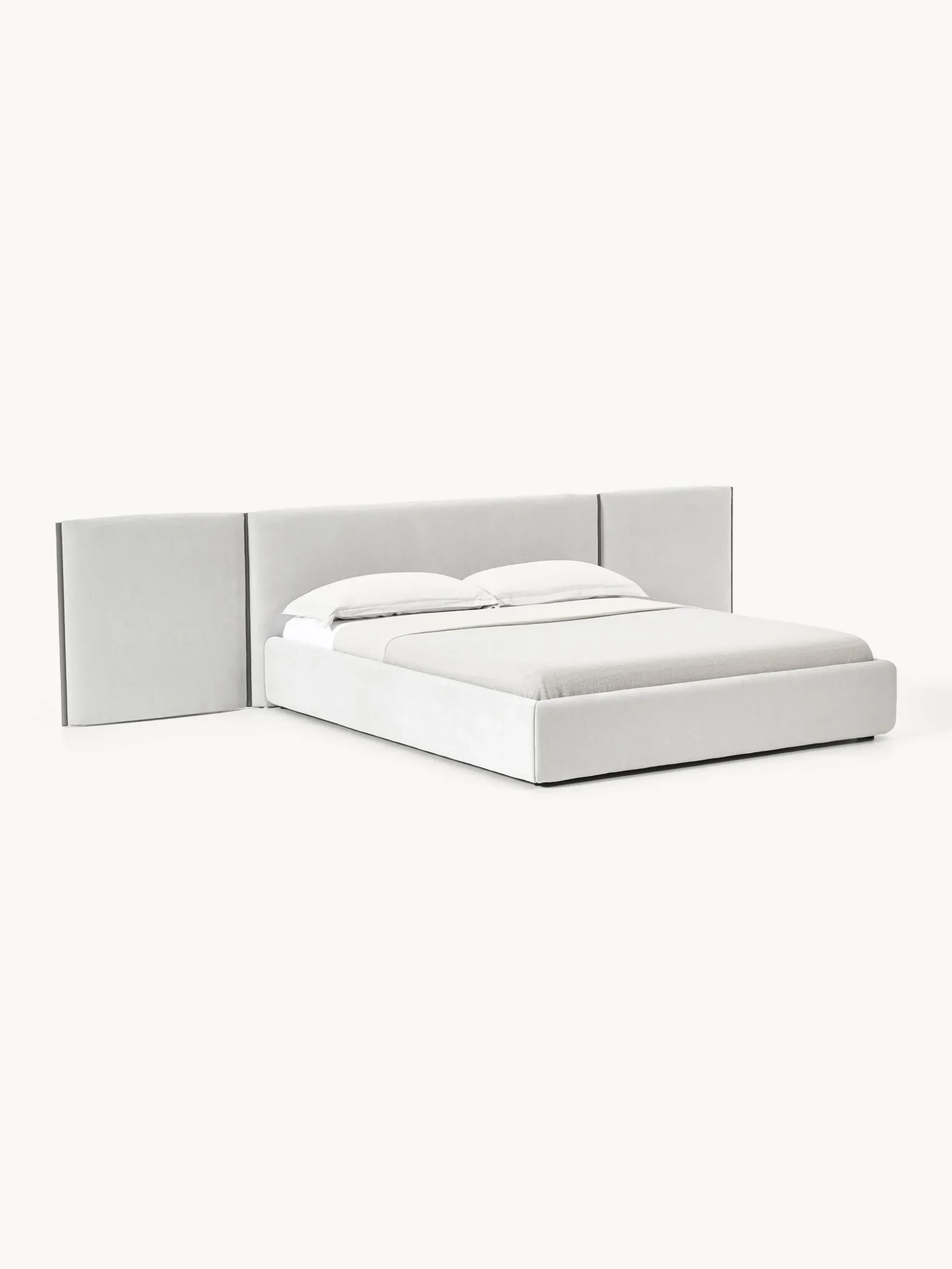 Letto imbottito con testiera ribaltabile Otis