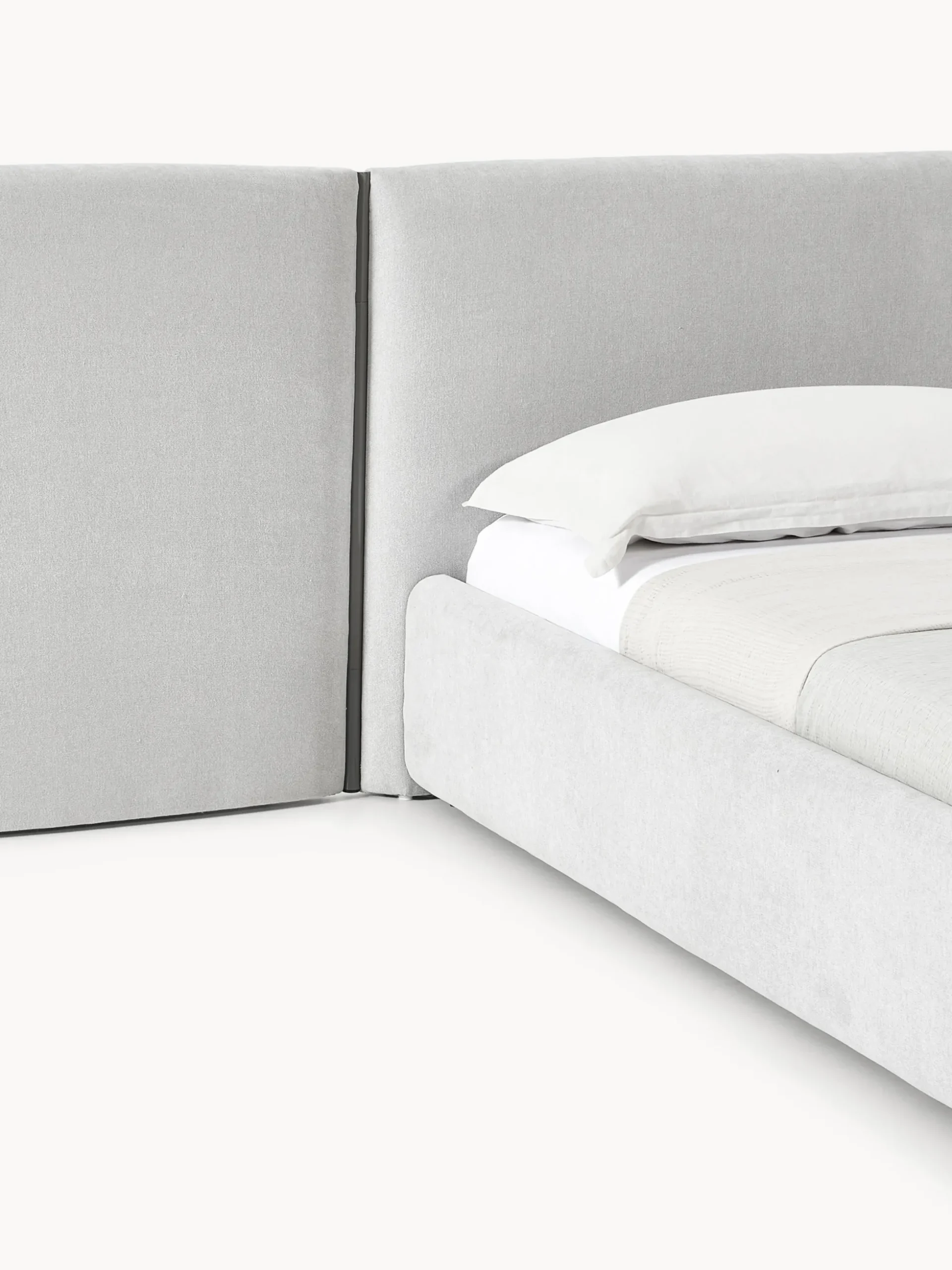 Letto imbottito con testiera ribaltabile Otis