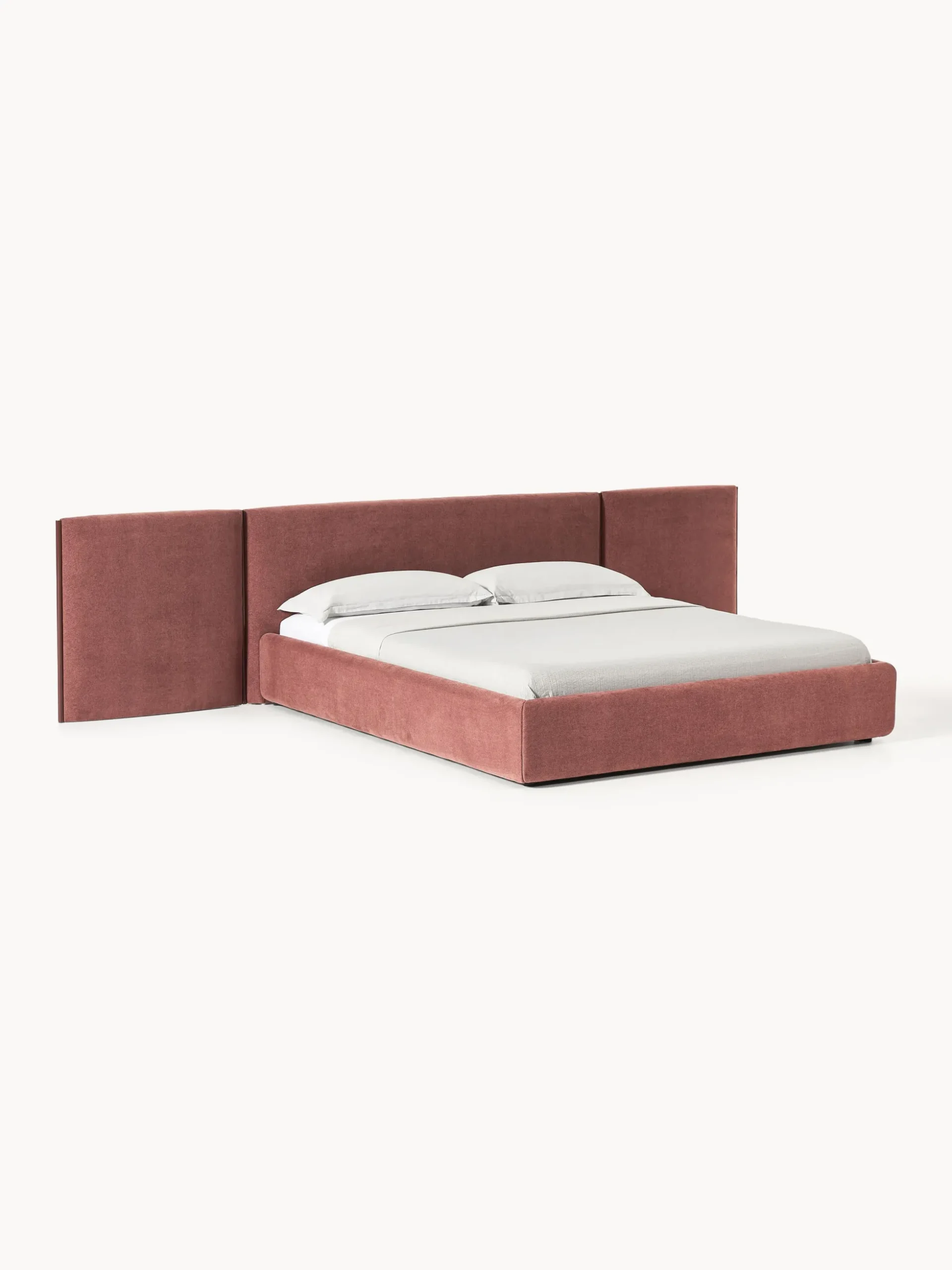 Letto imbottito con testiera ribaltabile Otis