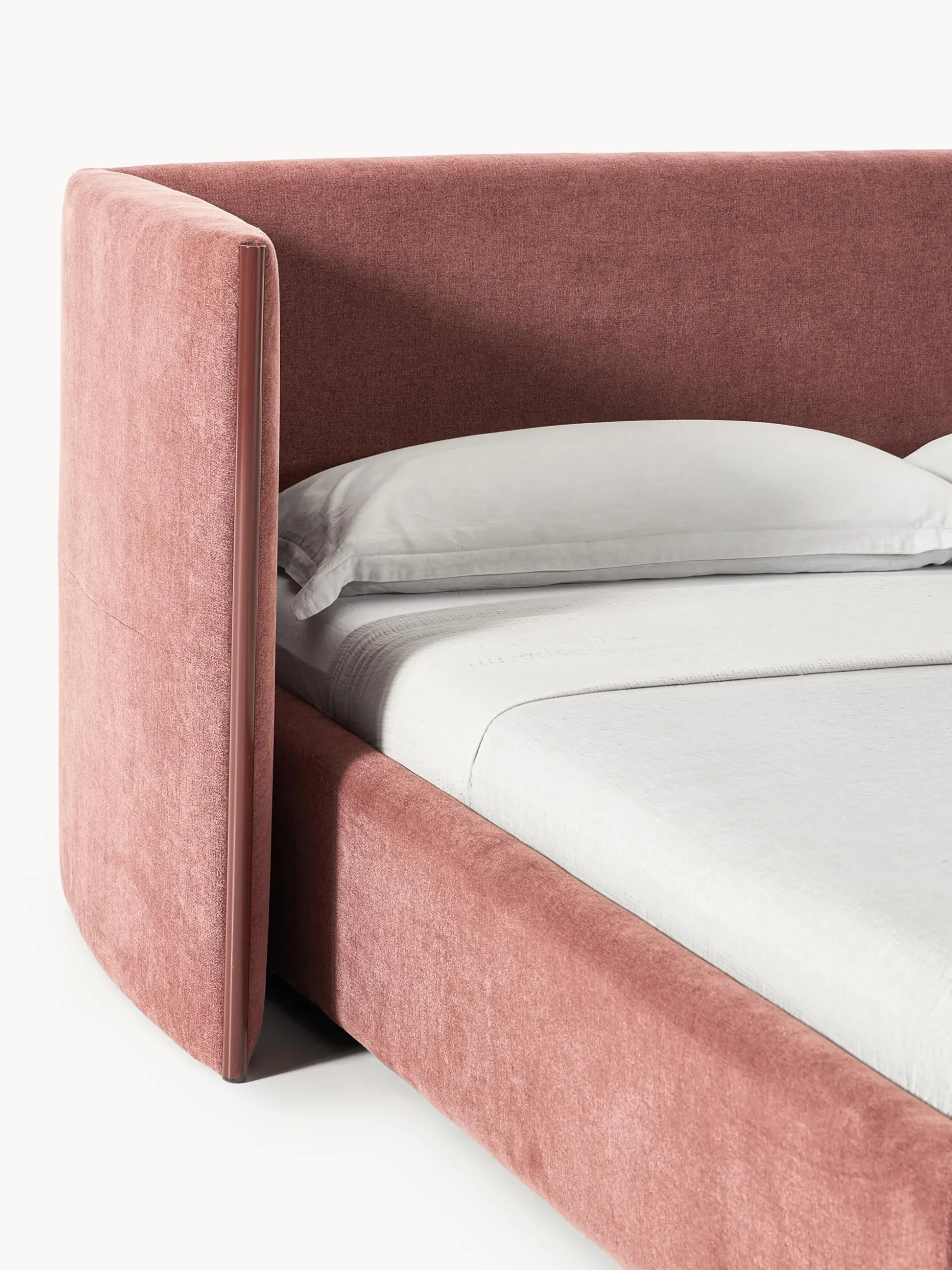 Letto imbottito con testiera ribaltabile Otis