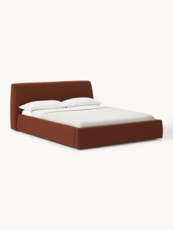 Letto imbottito in bouclé Cloud