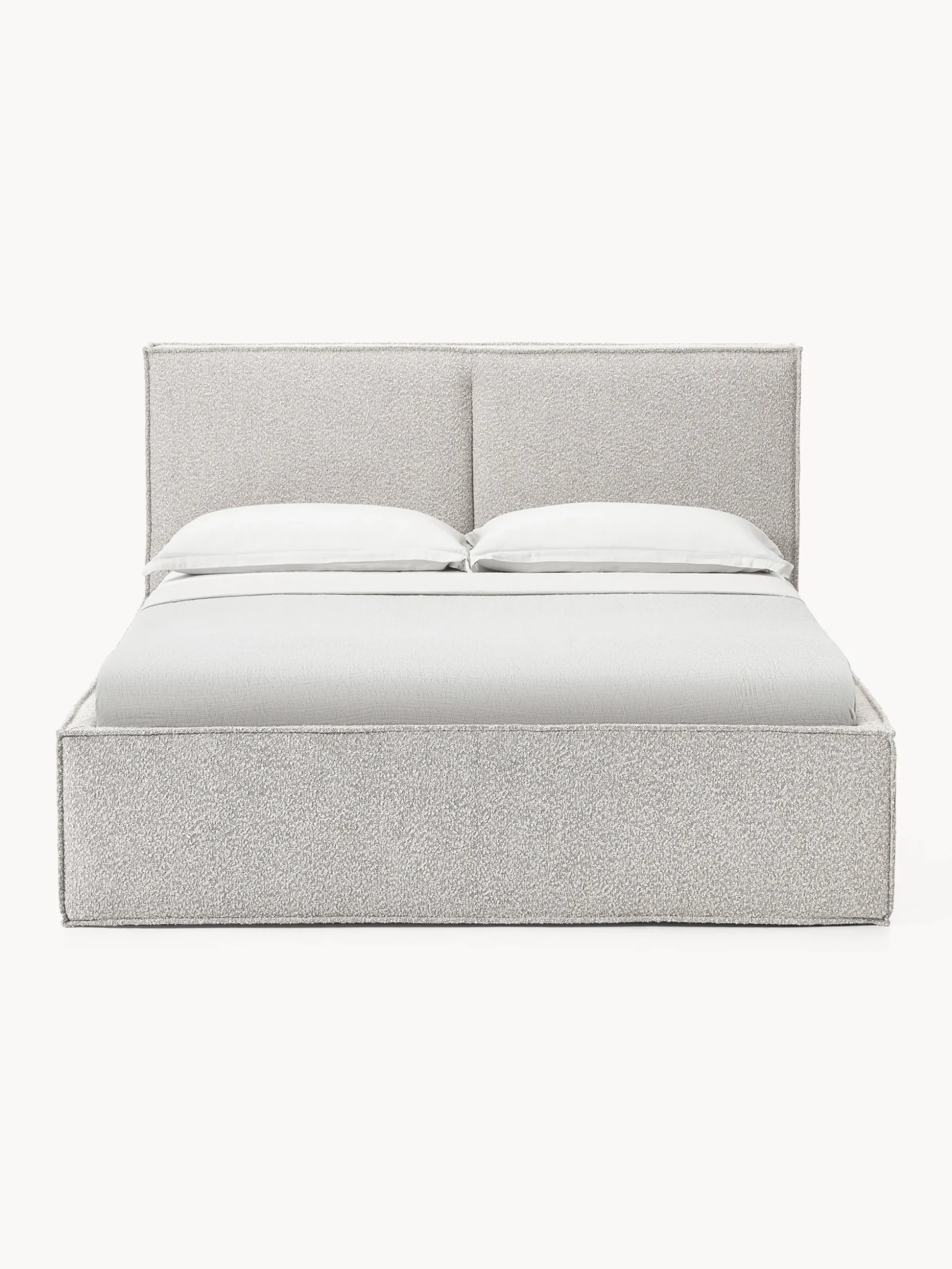 Letto imbottito in bouclé Dream