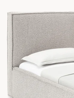 Letto imbottito in bouclé Dream