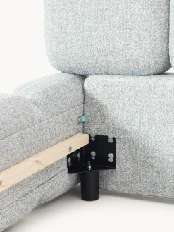 Letto imbottito in bouclé Tayla