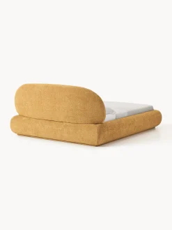 Letto imbottito in teddy bouclé Alba