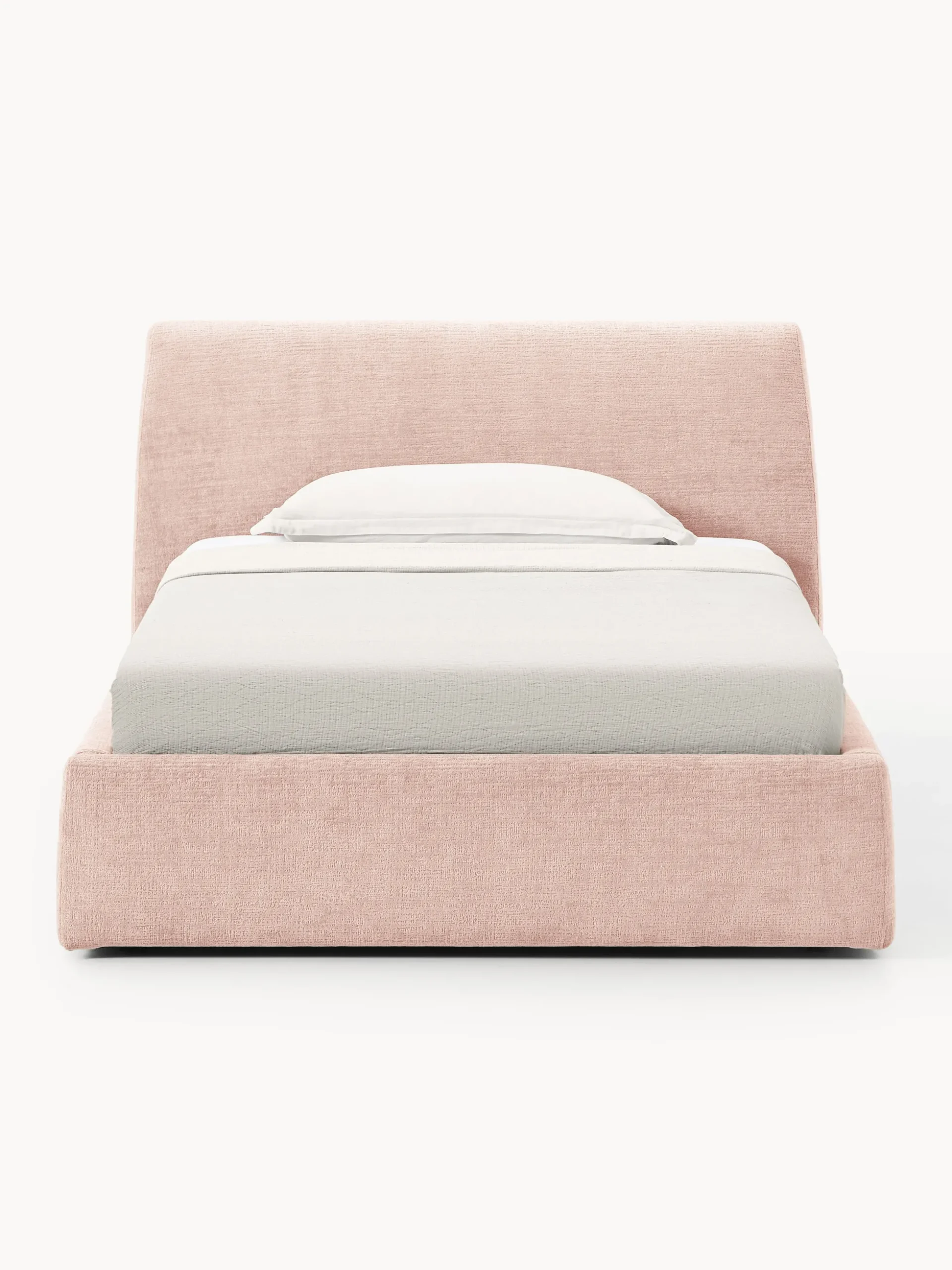 Letto imbottito singolo con contenitore Cloud