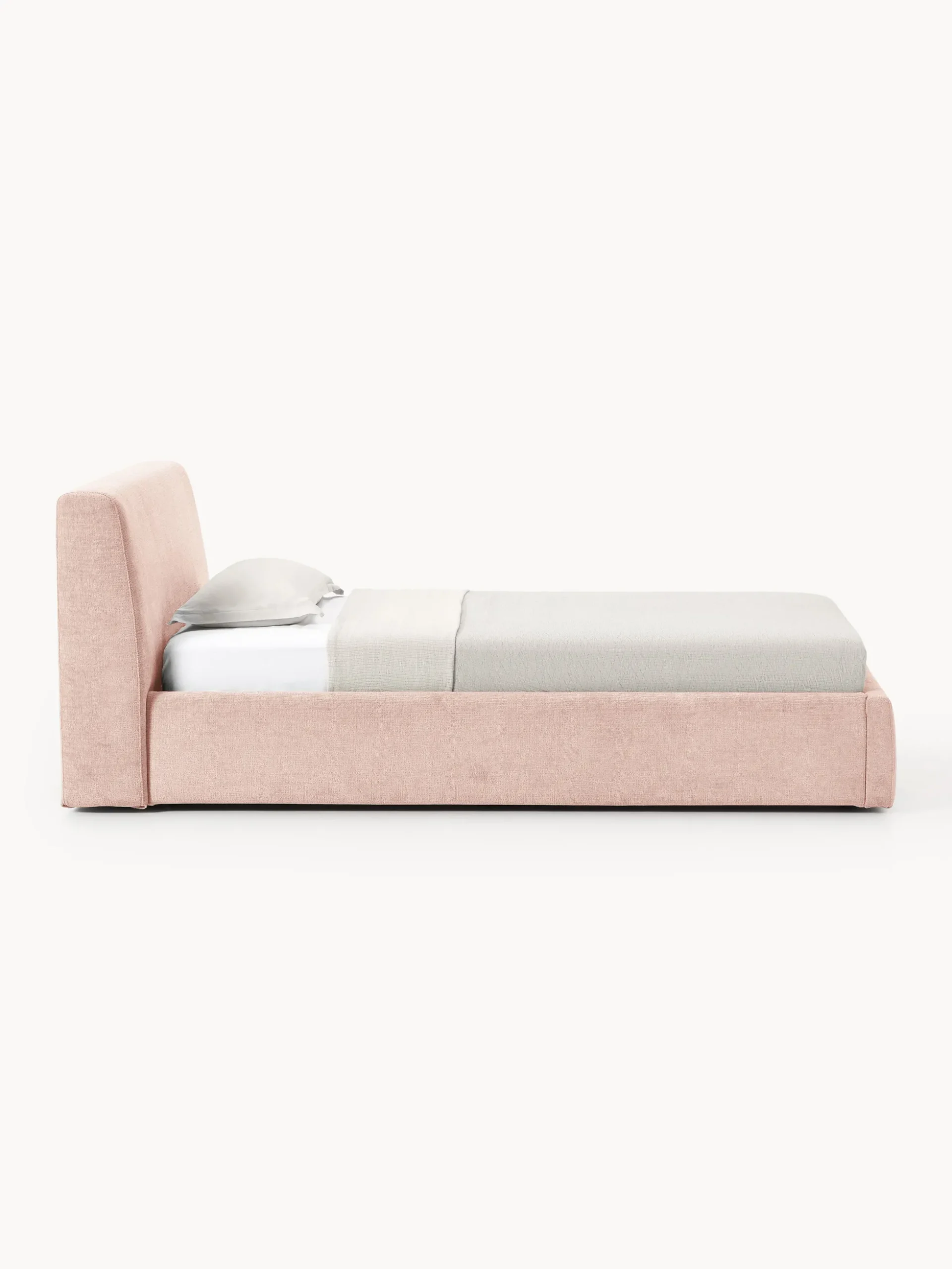 Letto imbottito singolo con contenitore Cloud