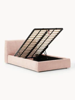 Letto imbottito singolo con contenitore Cloud