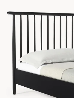 Letto in legno di pino con testiera Windsor