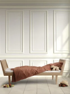 Letto per bambini fatto a mano in legno di quercia Eli, 90 x 160 cm