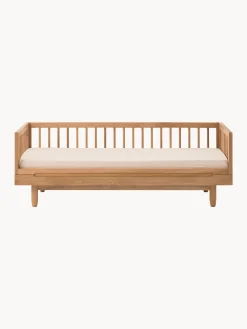 Letto per bambini in legno di quercia Pure, 70 x 140 cm