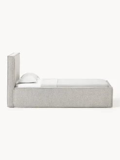 Letto singolo imbottito in bouclé Dream