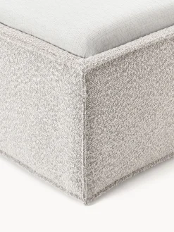 Letto singolo imbottito in bouclé con contenitore Dream