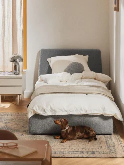 Letto singolo in bouclé Cloud