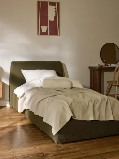 Letto singolo in bouclé Cloud
