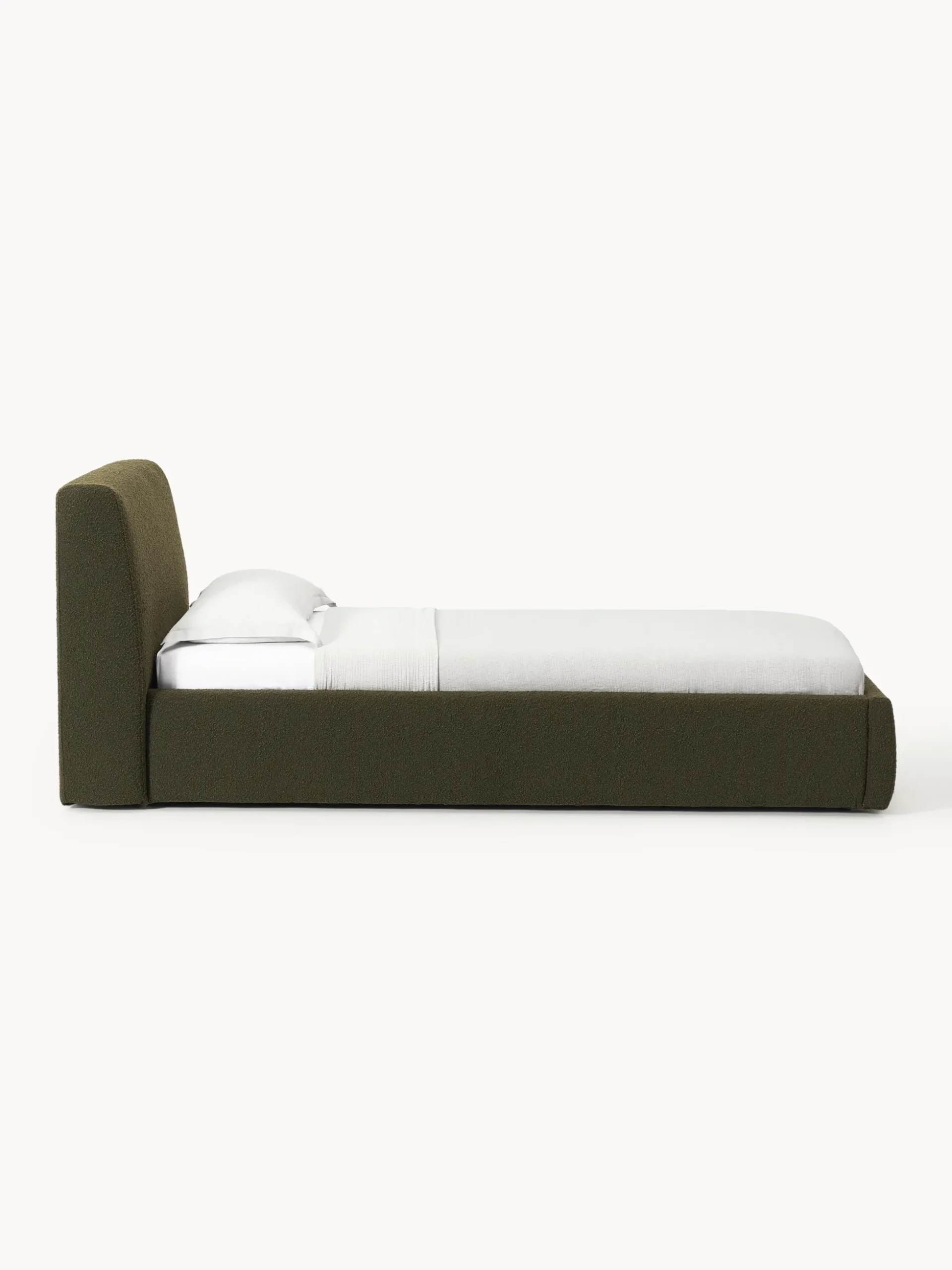 Letto singolo in bouclé Cloud