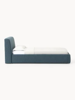 Letto singolo in bouclé con contenitore Cloud