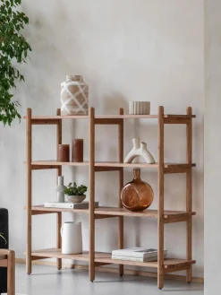 Libreria in legno d'acacia Cannes