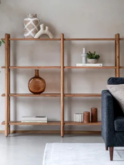 Libreria in legno d'acacia Cannes
