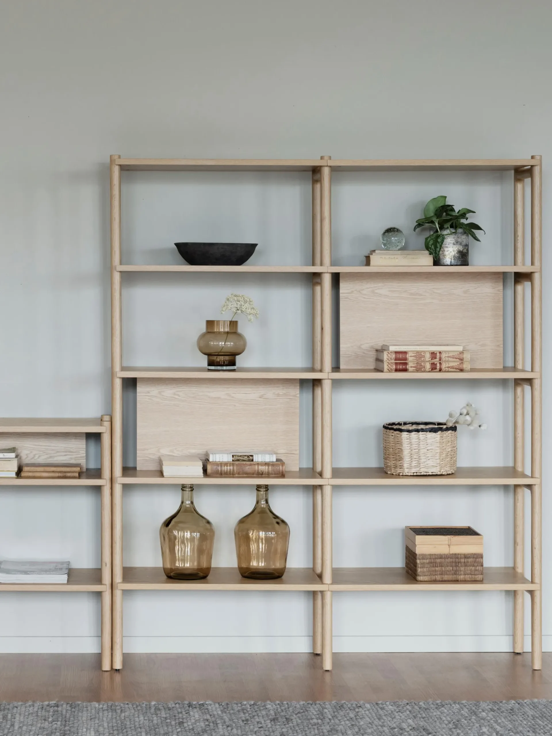 Libreria in legno di quercia Holton