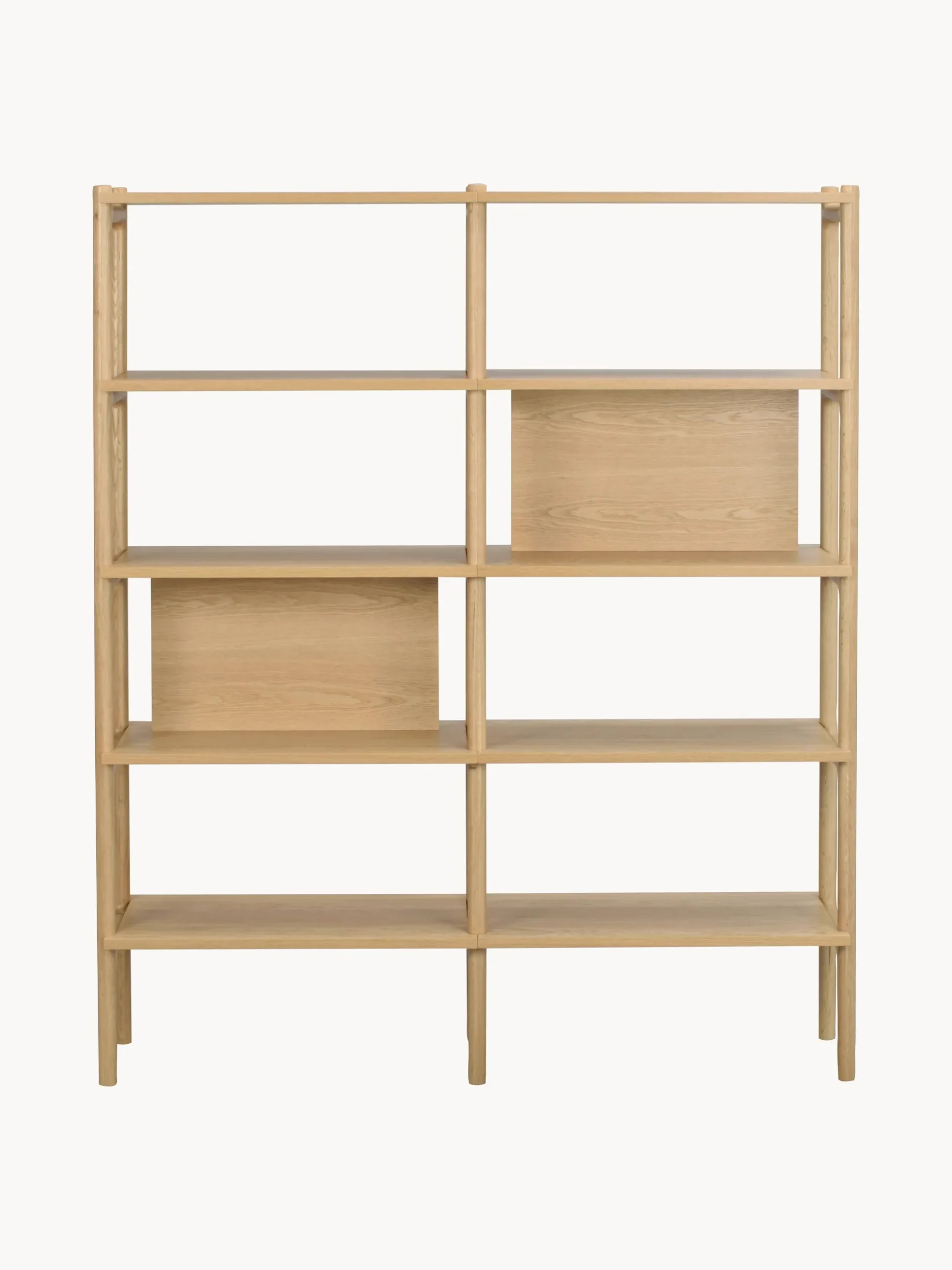 Libreria in legno di quercia Holton