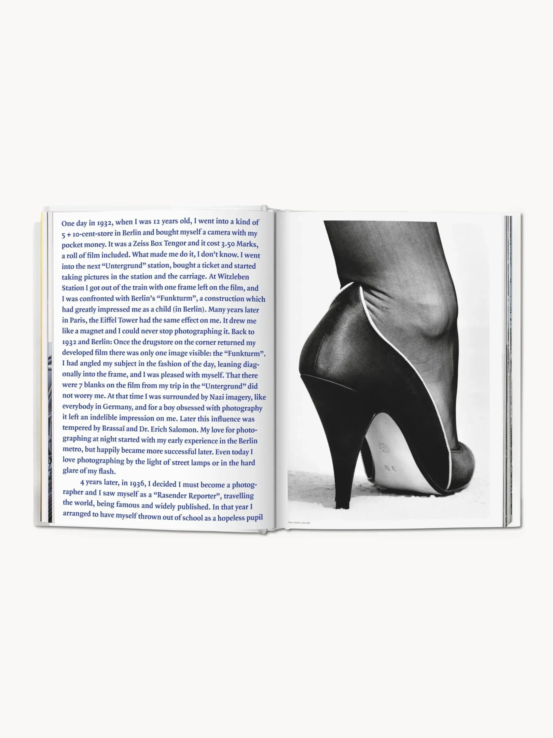 Libro illustrato con leggio Helmut Newton - Baby Sumo