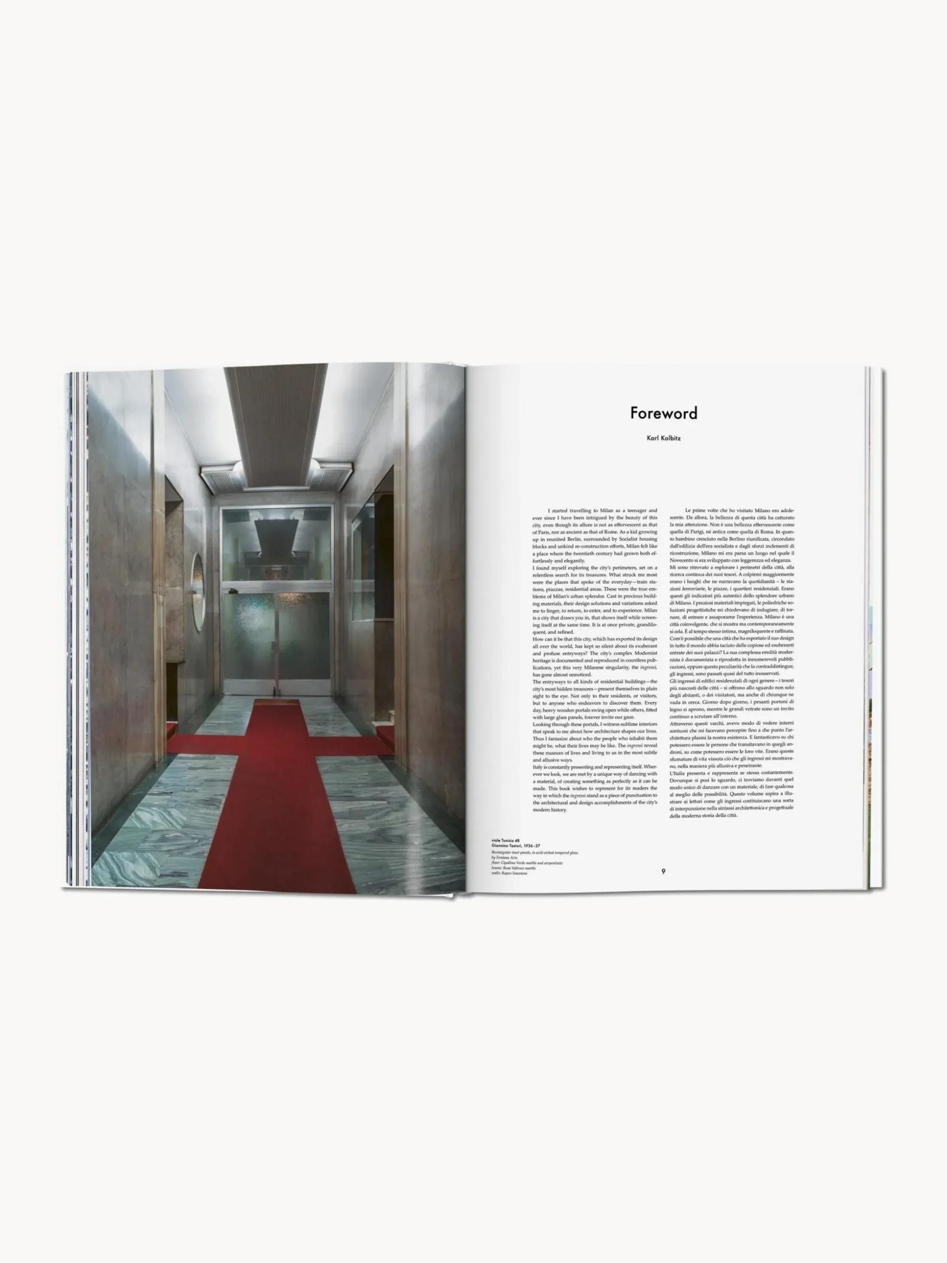 Libro illustrato Entryways of Milan
