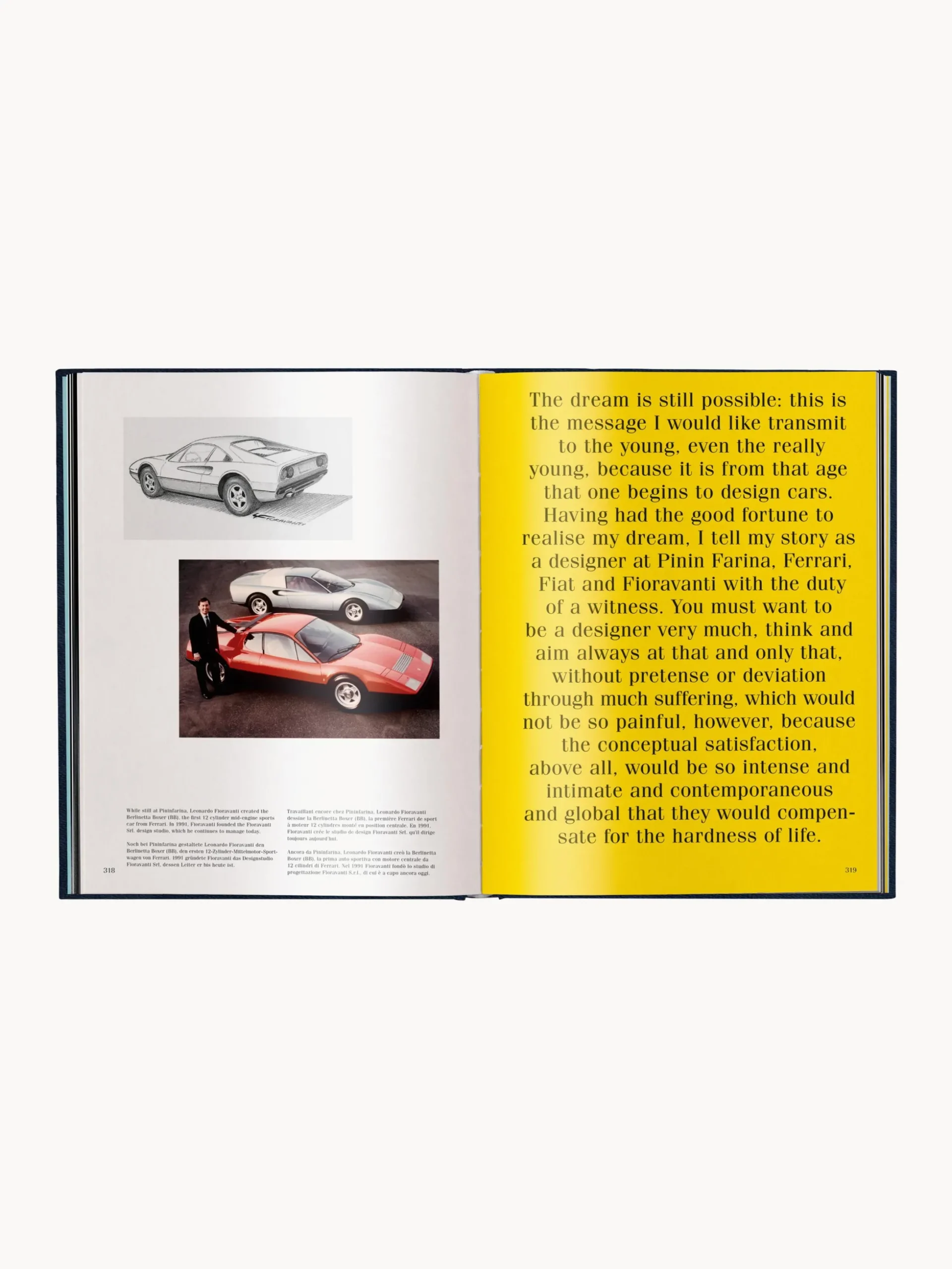 Libro illustrato The Ferrari Book - Passion for Design