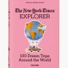 Libro illustrato The New York Times Explorer. 100 Trips Around the World