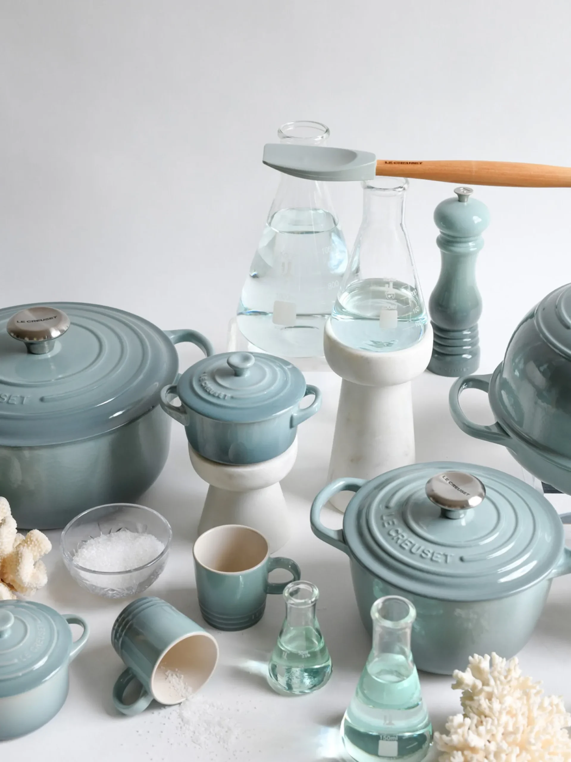 Macinasale con macinino in ceramica Creuset