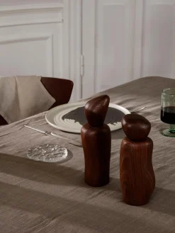 Macinaspezie in legno di frassino Pebble