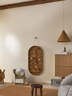 Mensola da parete in legno di quercia Dorm