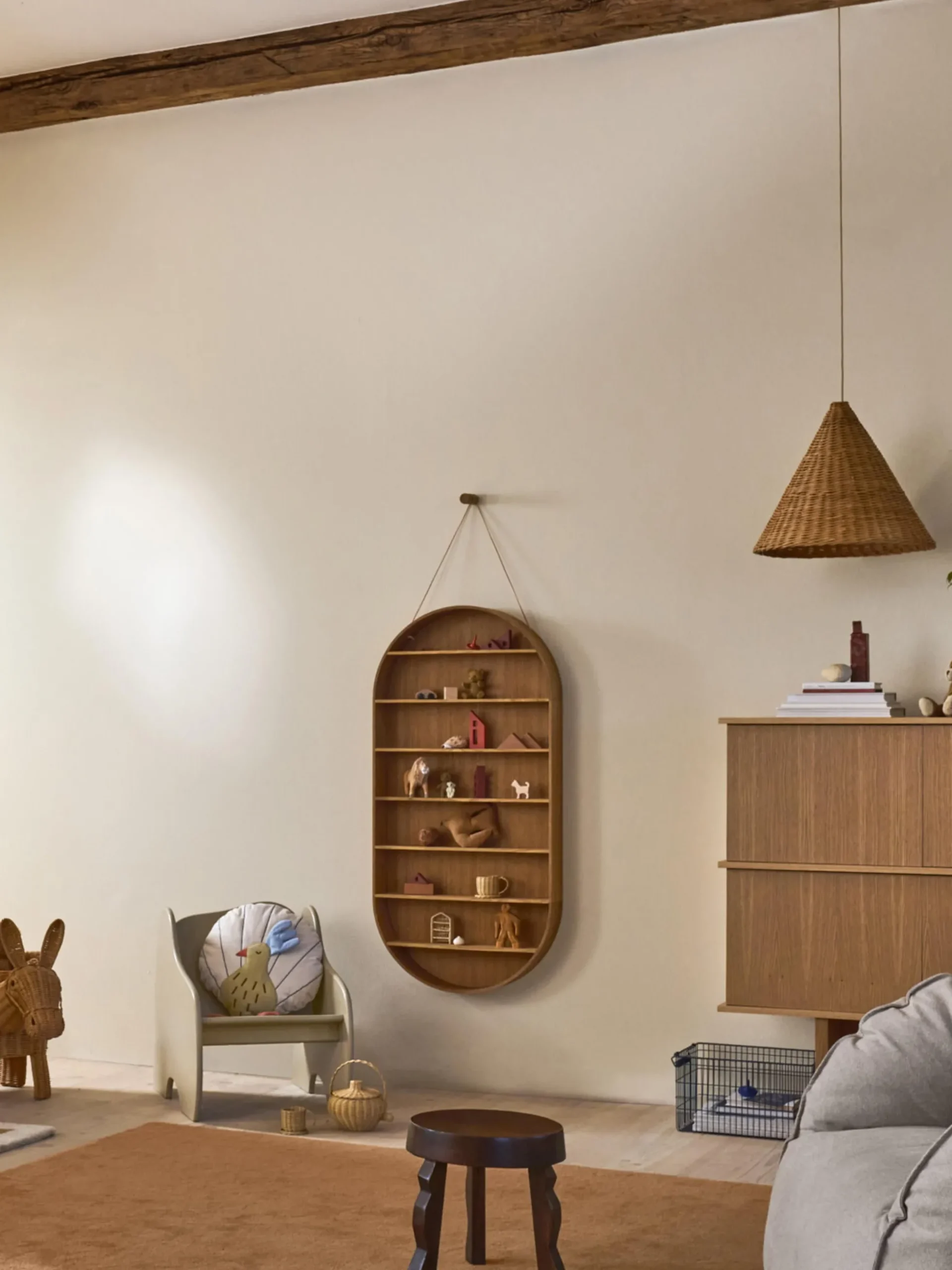 Mensola da parete in legno di quercia Dorm