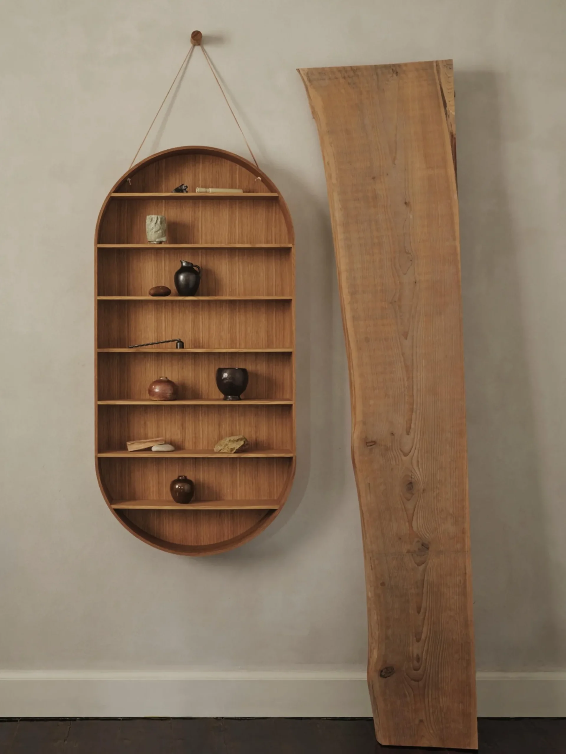 Mensola da parete in legno di quercia Dorm