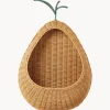 Mensola da parete in rattan fatta a mano Pear