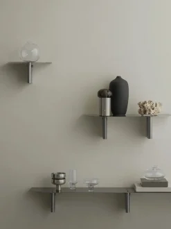 Mensola da parete in acciaio inossidabile Oru