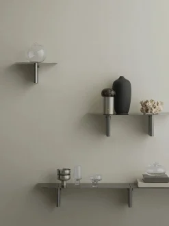 Mensola da parete in acciaio inossidabile Oru
