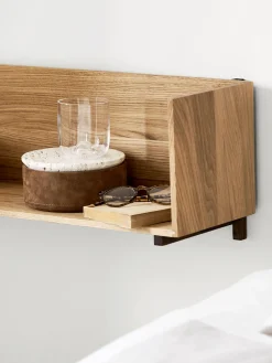 Mensola da parete in legno di quercia Stack