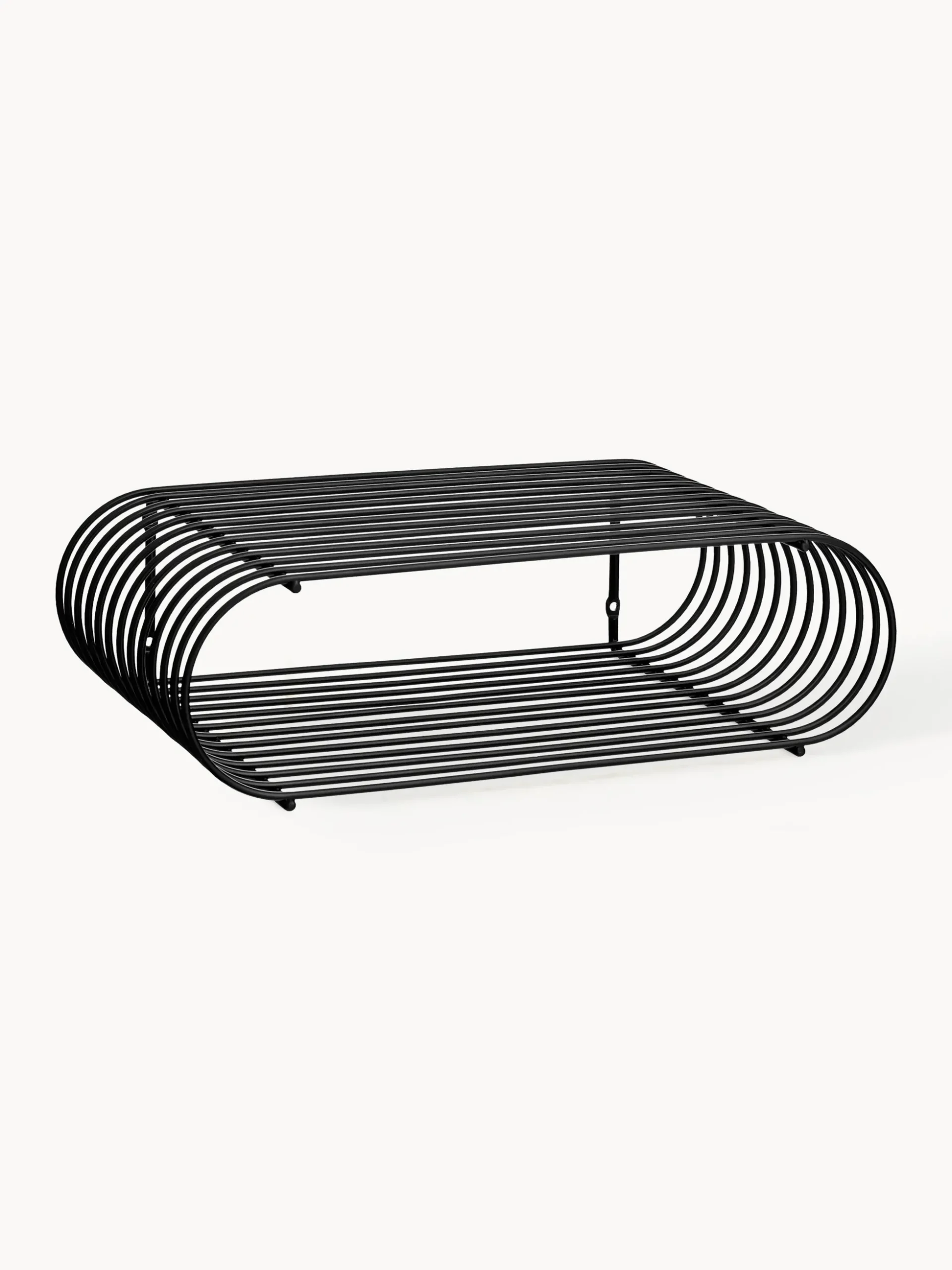 Mensola da parete in metallo Curva, larg. 40 cm