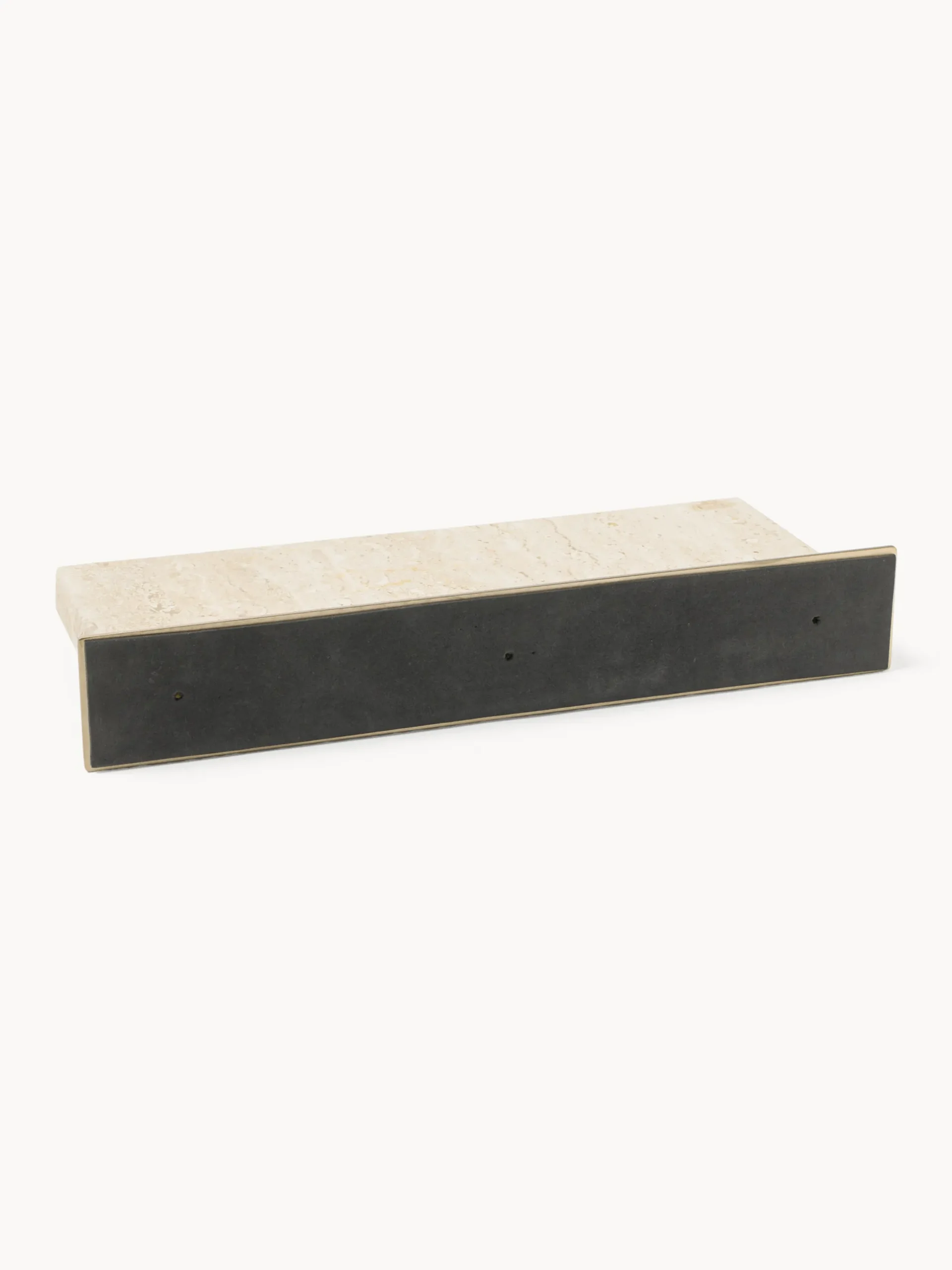 Mensola piccola da parete in marmo Ally, larg. 40 cm
