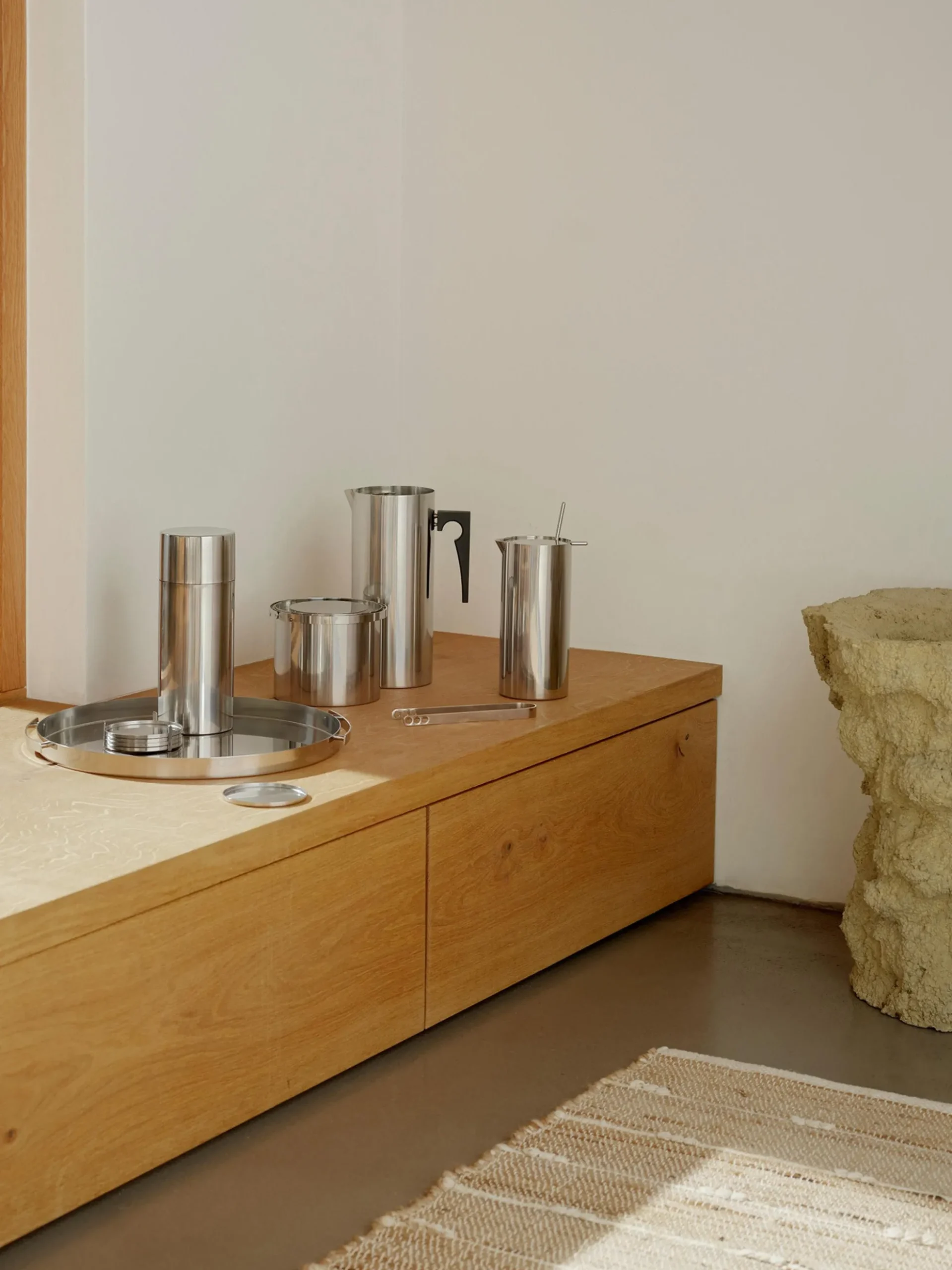 Mixer e cucchiaio da cocktail Arne Jacobsen