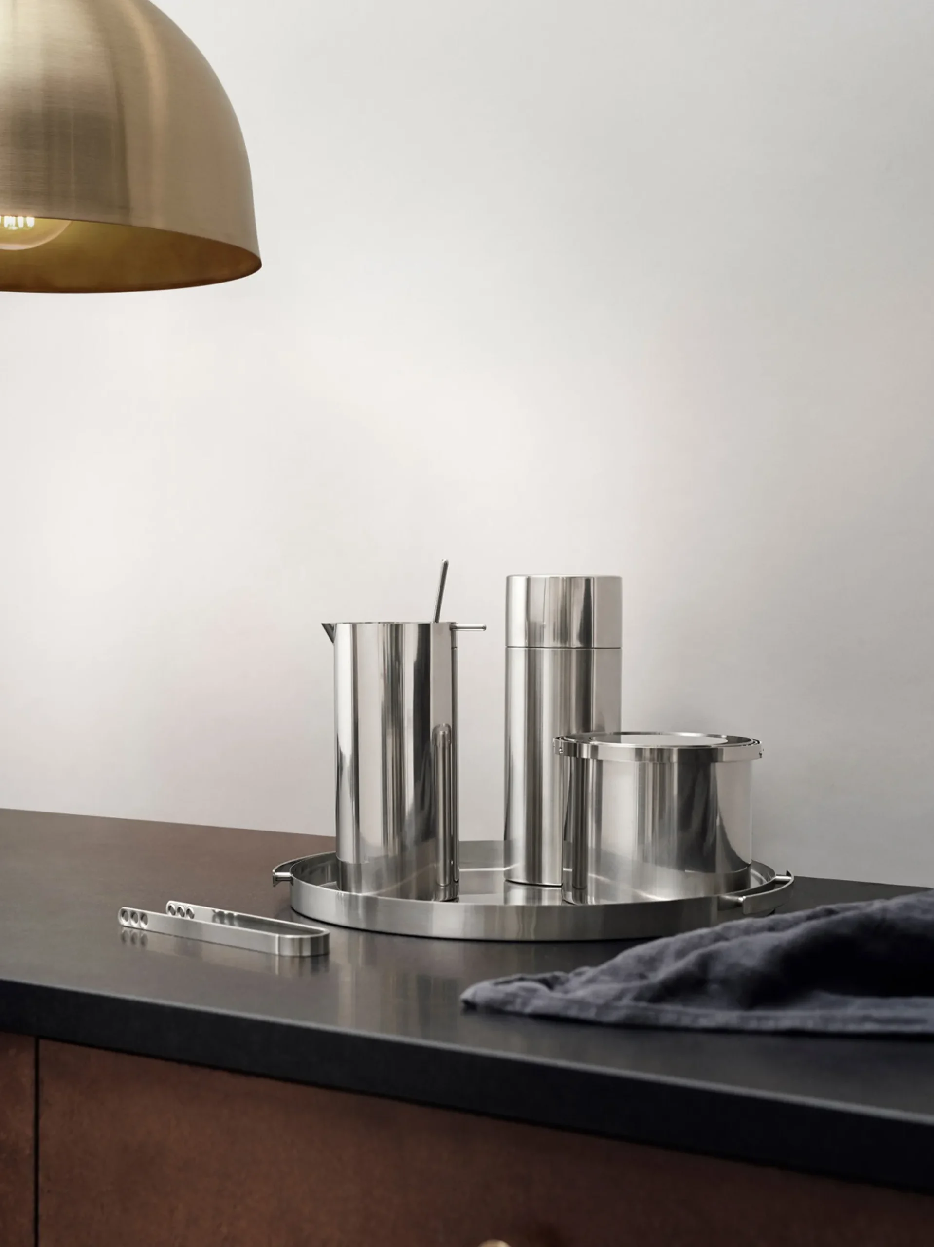 Mixer e cucchiaio da cocktail Arne Jacobsen