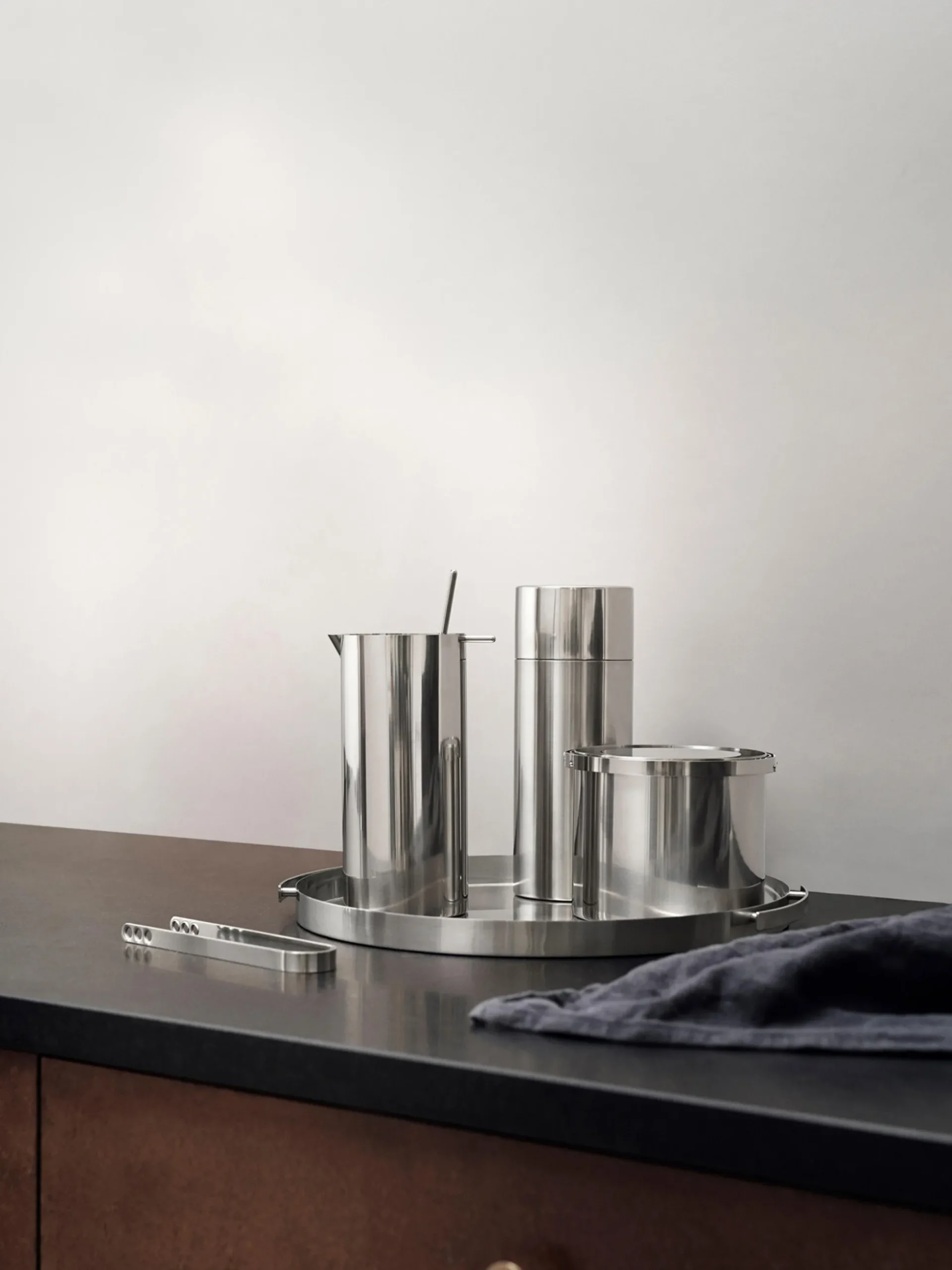 Mixer e cucchiaio da cocktail Arne Jacobsen