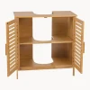 Mobile lavabo in legno di bambù Merhaba, larg. 60 cm