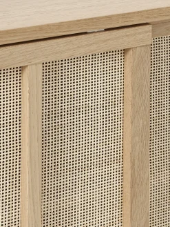 Mobile TV con frontali in rattan Echo