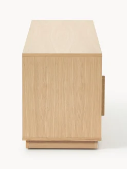 Mobile TV in legno con frontale imbottito Wisp